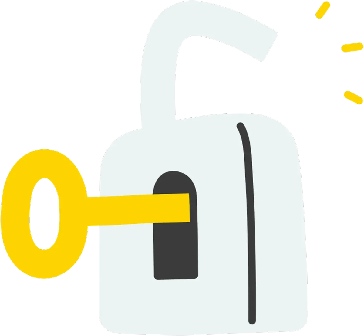 unlocked ilustration